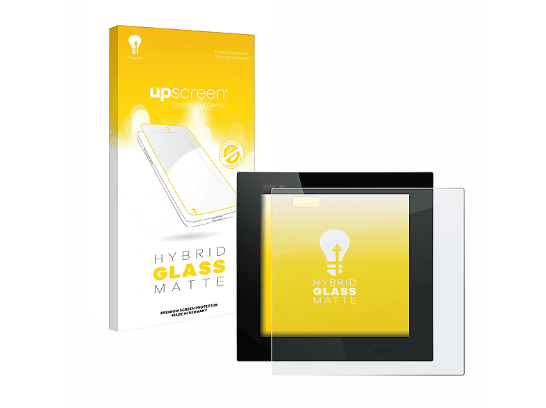 UPSCREEN matte Schutzfolie(für homematic Glass - plus Display IP Wired (HmIPW-WGD-PL))