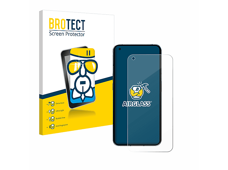 BROTECT Airglass klare Schutzfolie(für Nothing Phone (1) (case-friendly))