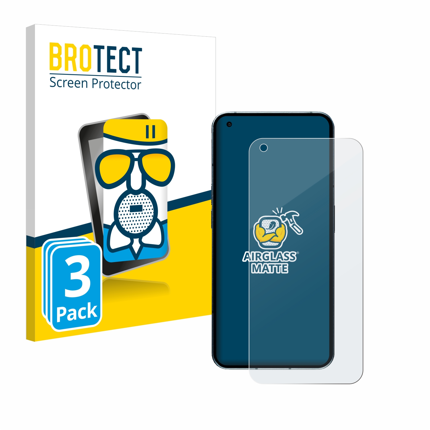 BROTECT 3x matte Nothing Airglass Schutzfolie(für (case-friendly)) (1) Phone