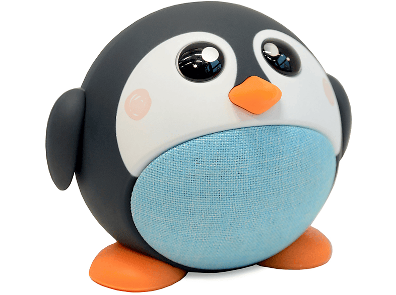 PLANET BUDDIES Pepper the Penguin Bluetooth Lautsprecher Recycelt Bluetooth Lautsprecher, Blau