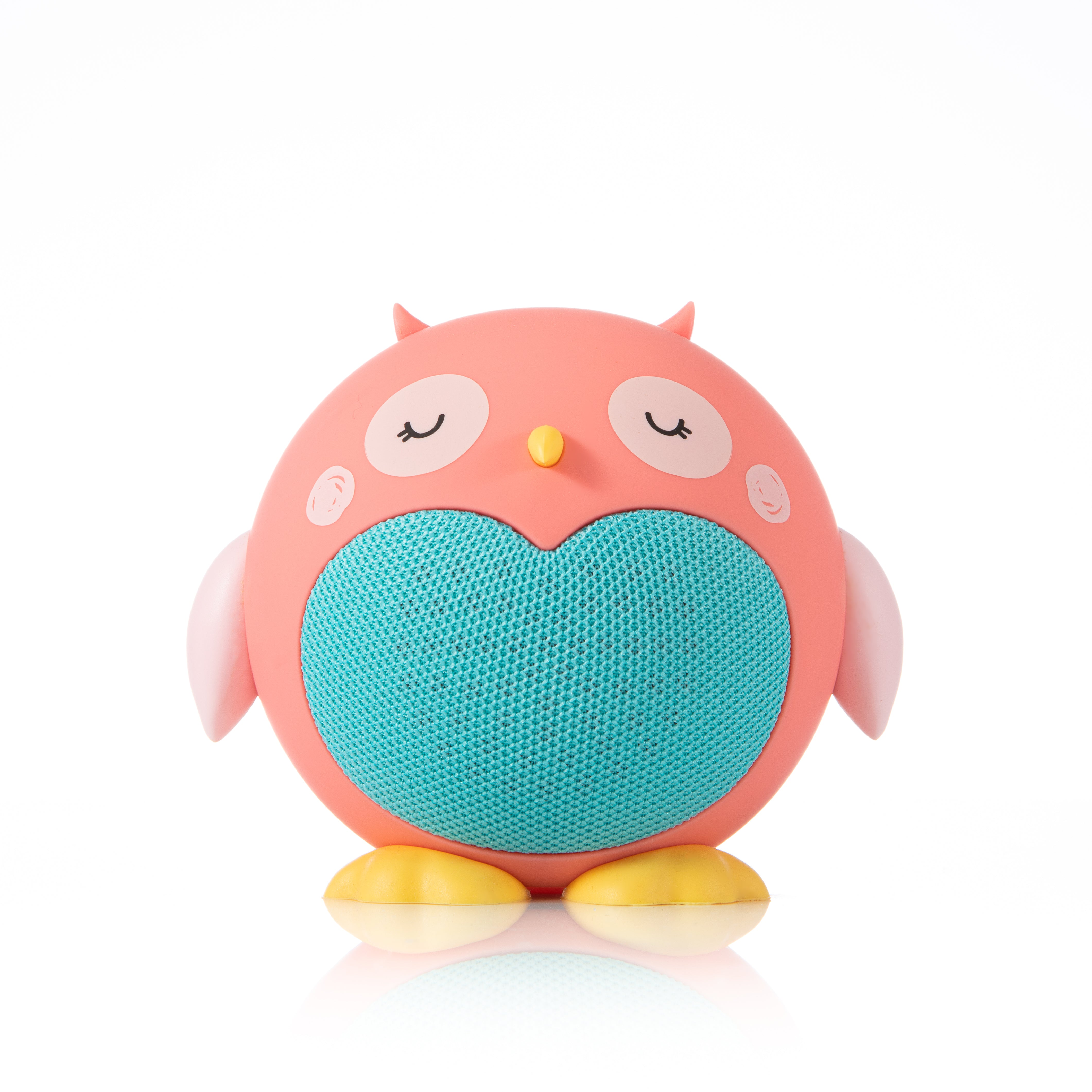 PLANET BUDDIES Olive the Owl Lautsprecher, Bluetooth Rosa Bluetooth Recycelt Lautsprecher