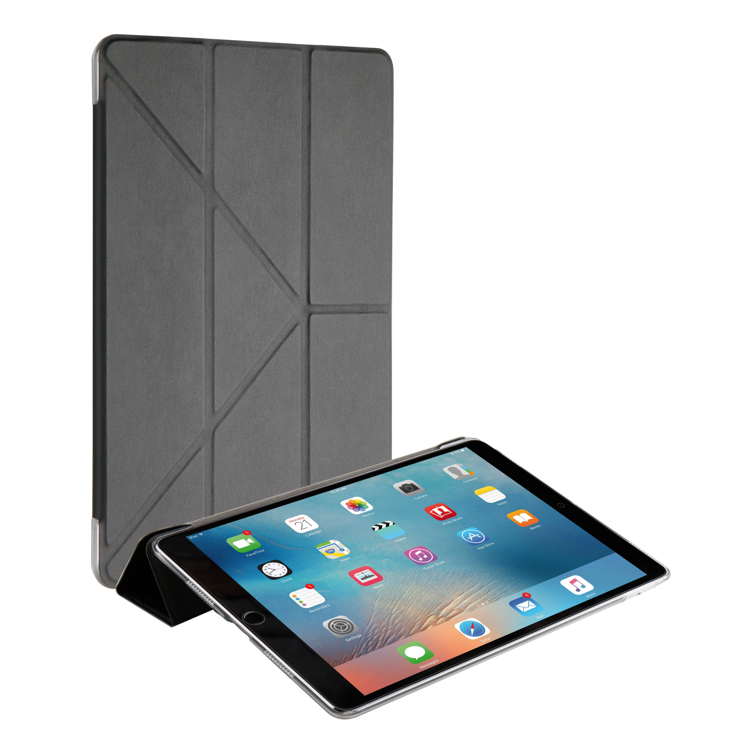 VIVANCO Tablet für 37633 Hülle Sleeve Synthetikleder, Apple Schwarz