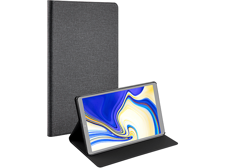 VIVANCO 60626 Tablet Hülle Sleeve für Samsung Galaxy Synthetikleder, Schwarz