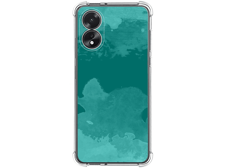 Oppo A38 4G Funda Gel Tpu Silicona transparente dibujo Acuarela 10