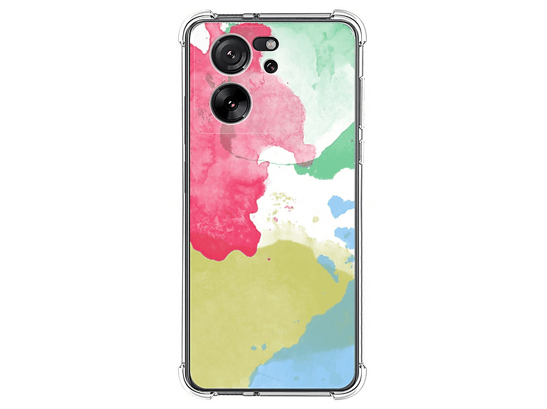 COMAKU Custodia per Xiaomi 13 Lite 5G Cover, con Motivo a Rilievo Design, Ultra Slim Morbido TPU + PC Silicone Antiurto Antigraffio Case - Gatto