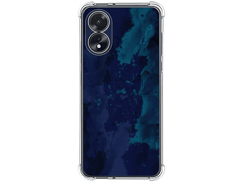 Oppo A38 4G Funda Gel Tpu Silicona transparente dibujo Acuarela 11