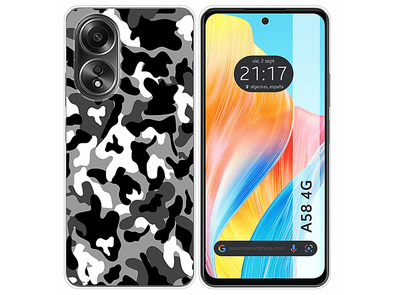 Funda móvil - Oppo A58 4G TUMUNDOSMARTPHONE, Oppo, Oppo A58 4G, Multicolor