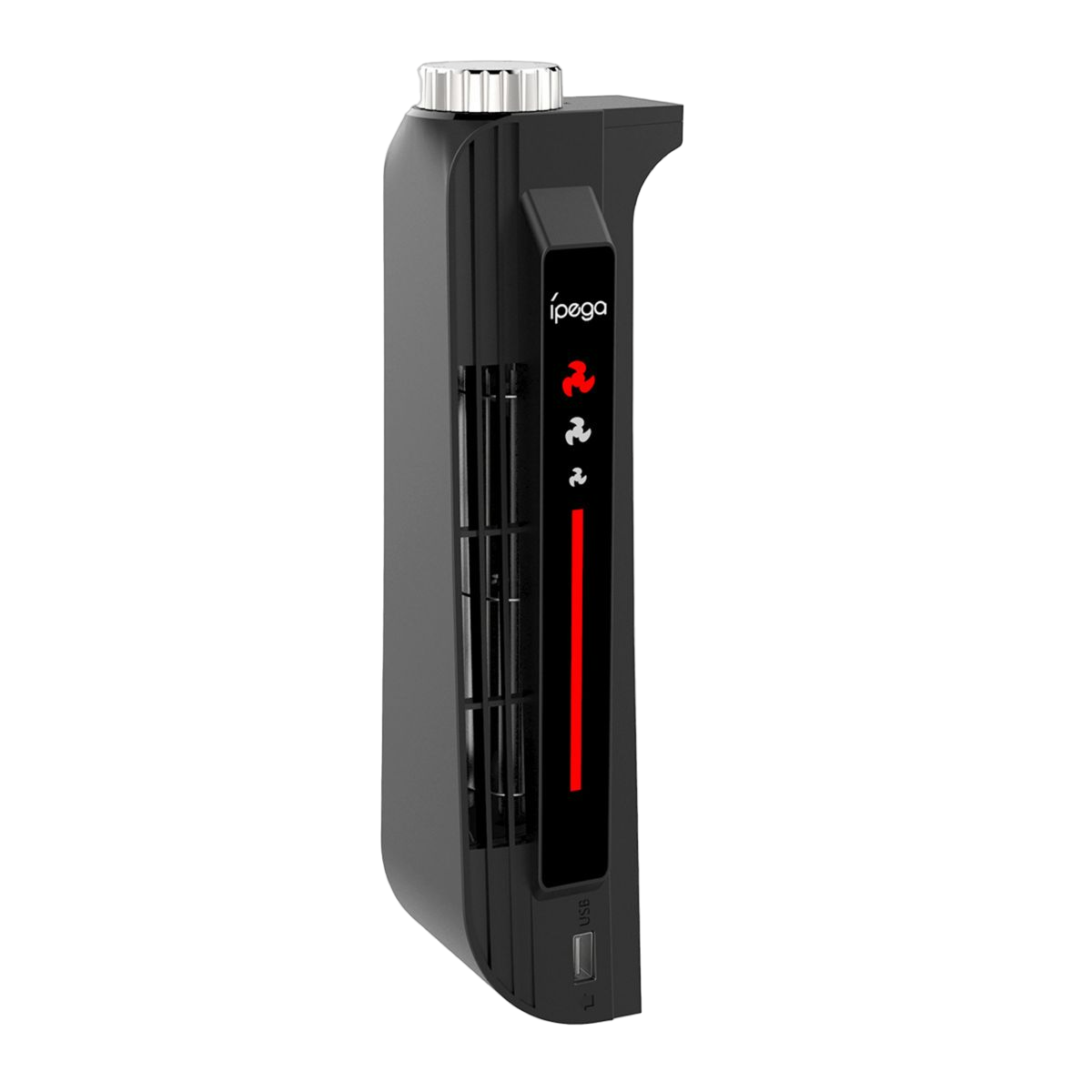 Turbo-Lüfter, für Kühlgebläse Turbo-Lüfter des RESPIEL Windgeschwindigkeiten, mit PS5, Hauptgeräts, USB-Anschluss, 3 schwarz