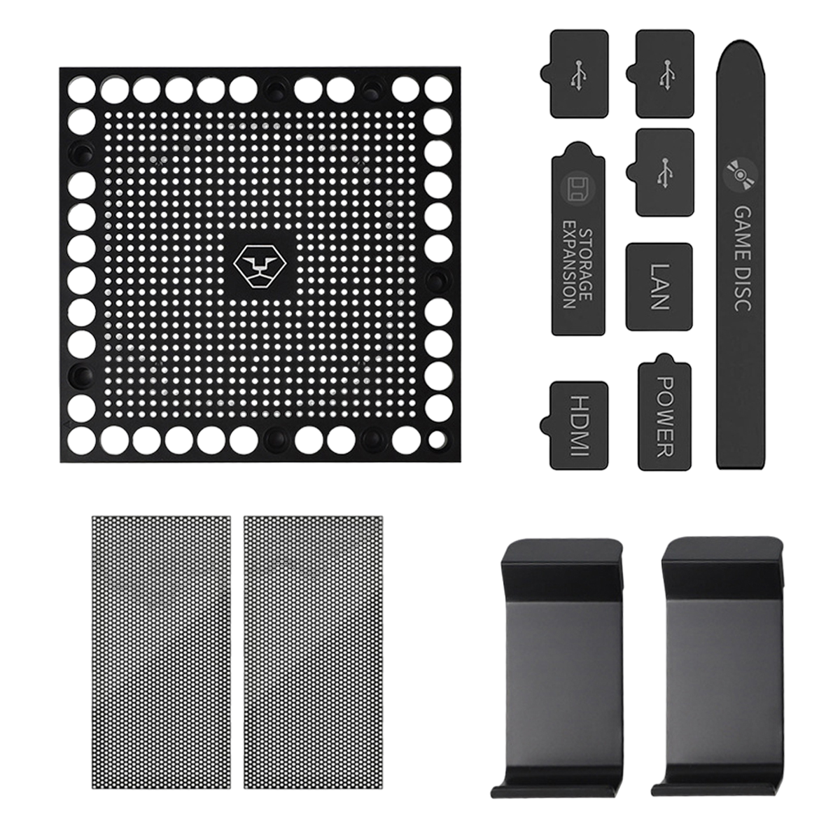 TADOW Xbox Series Contoller, Konsole, X Konsolenzubehör, Staubschutz Kompatibel Xbox schwarz mit für