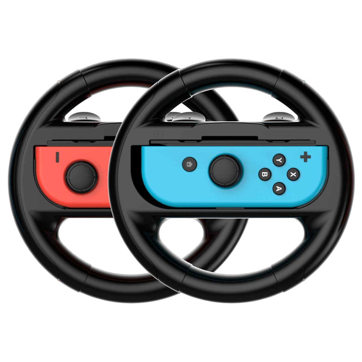 OLED Gaming Nintendo-Lenkradgriff,Kompatibles Trackpad,2 RESPIEL Gaming pcs, Für Lenkrad, Switch schwarz