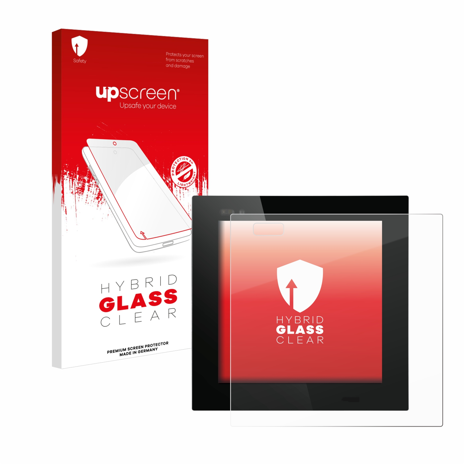 IP Display plus Schutzfolie(für - homematic (HmIPW-WGD-PL)) UPSCREEN Glass Wired klare