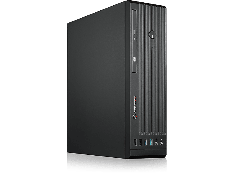 KIEBEL Media Office Home PC Slim AMD Ryzen 5 4600G, ohne Betriebssystem, Desktop PC mit AMD Ryzen™ 5 Prozessor, 16 GB RAM, 1 TB SSD, AMD Radeon™ HD 3870