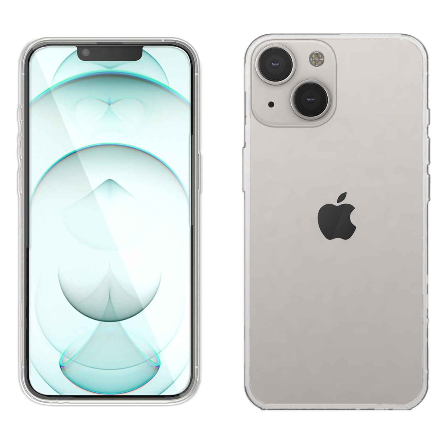 Backcover, Apple, Hülle, iPhone 14 COFI Plus, Transparent Silikon