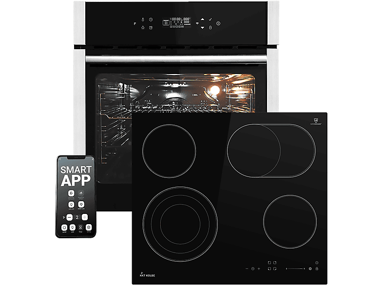 KKT KOLBE SET8313HC593RL, (Elektrisch, Liter) Herdset 70 A