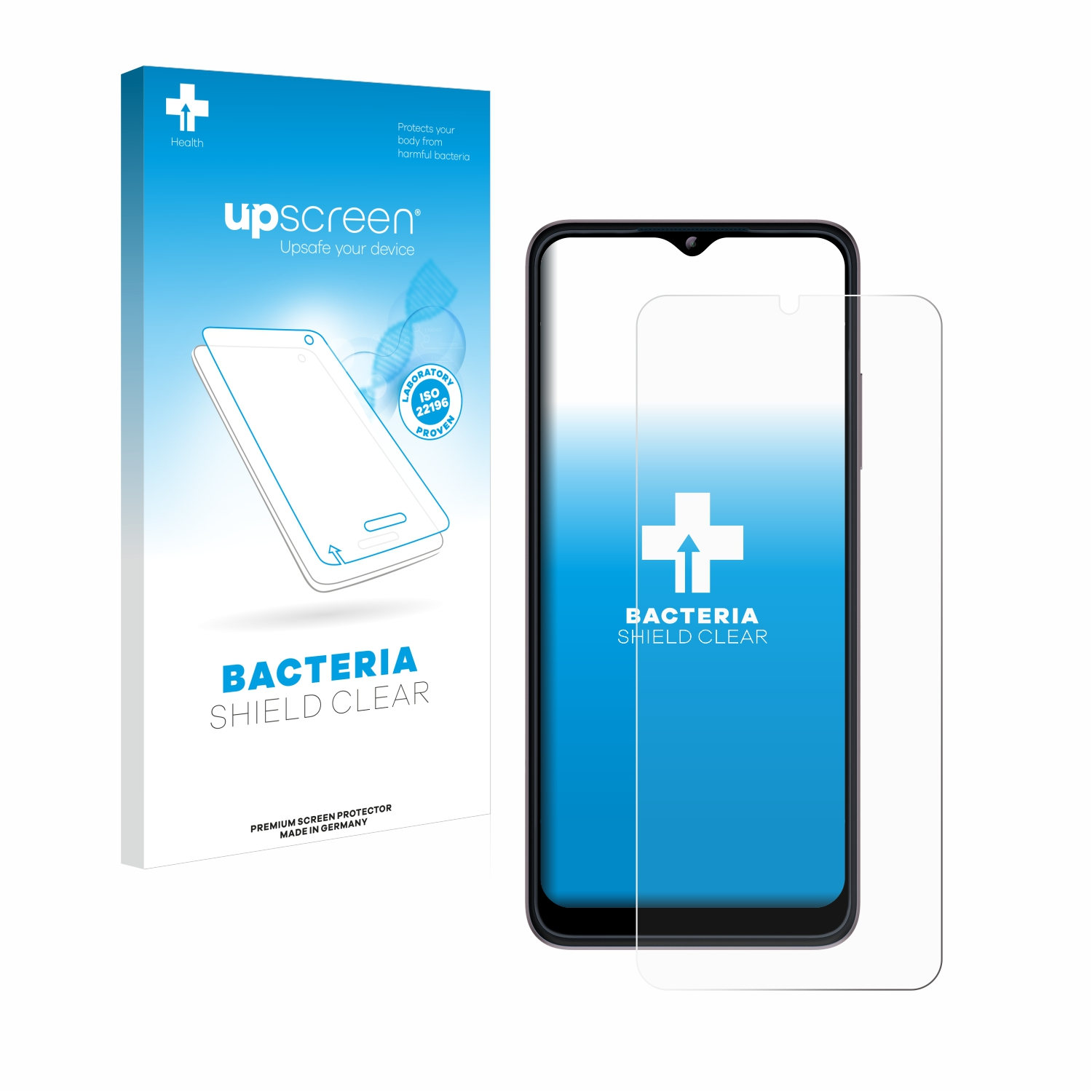UPSCREEN antibakteriell klare Schutzfolie(für T Telekom Phone (2023))