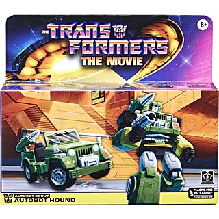 Figura  - Figuras Retro - Transformers: La película - Autobot Hound TRANSFORMERS, 8 Años+, Multicolor