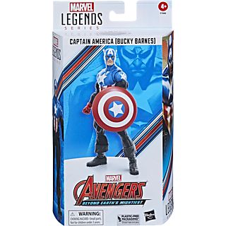 Figura  - Marvel Legends Series - Figura de Captain America (Bucky Barnes) MARVEL, 4 Años+, Multicolor