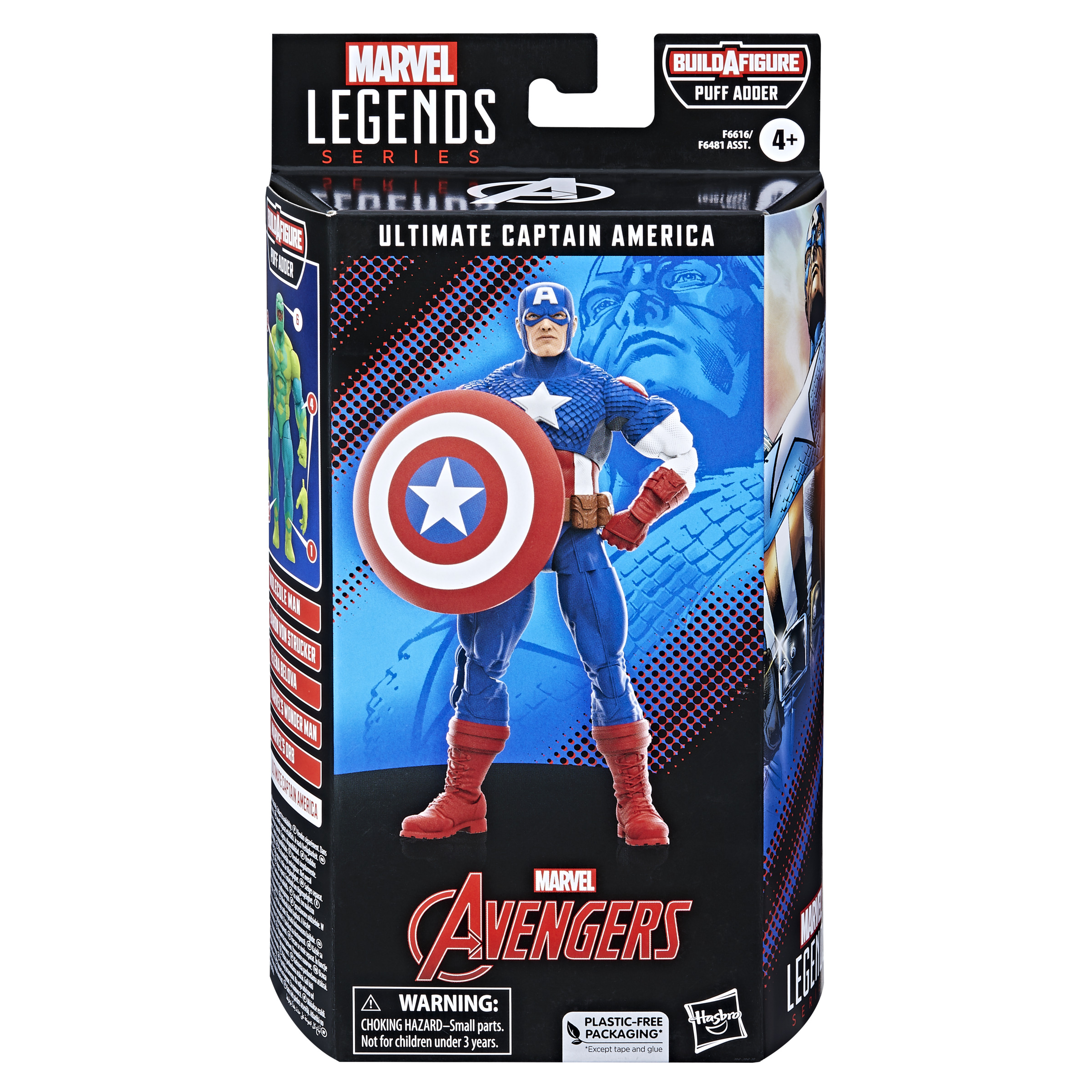 HASBRO The Avengers (Classic Comic) - Marvel Legends Ultimate Captain America Aksiyon Figürü