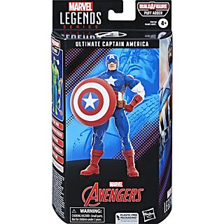 Figura  - Marvel Legends Series - Figura del Capitán América - Ultimates MARVEL CLASSIC, 4 Años+, Multicolor