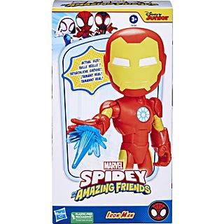 Figura  - Marvel - Spidey y su superequipo - Figura gigante de Iron Man SPIDEY AND HIS AMAZING FRIENDS, 3 Años+, Multicolor