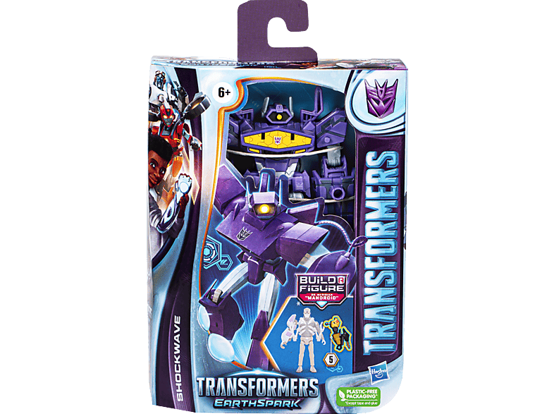 Figura Transformers EarthSpark Shockwave Deluxe Class TRANSFORMERS