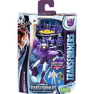 Figura  - Transformers EarthSpark - Shockwave Deluxe Class TRANSFORMERS, 6 Años+, Multicolor