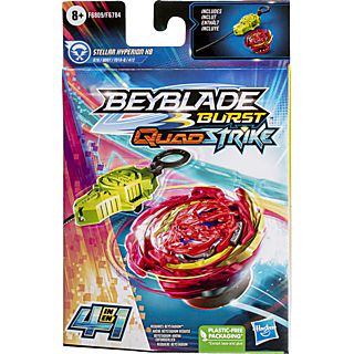 Figura  - Beyblade Burst QuadStrike - Kit Inicial con top Stellar Hyperion H8 BEYBLADE, 8 Años+, Multicolor