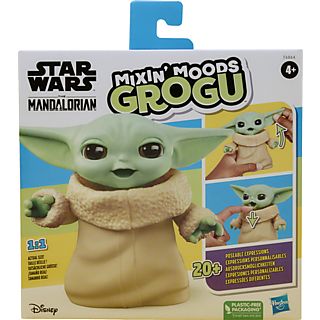 Figura  - Star Wars, Mixin' Moods Grogu STAR WARS, 4 Años+, Multicolor