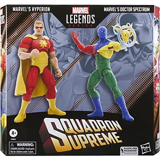 Figura  - Hasbro Marvel Legends Series - Hyperion y Doctor Spectrum del Escuadrón Supremo MARVEL CLASSIC, 4 Años+, Multicolor