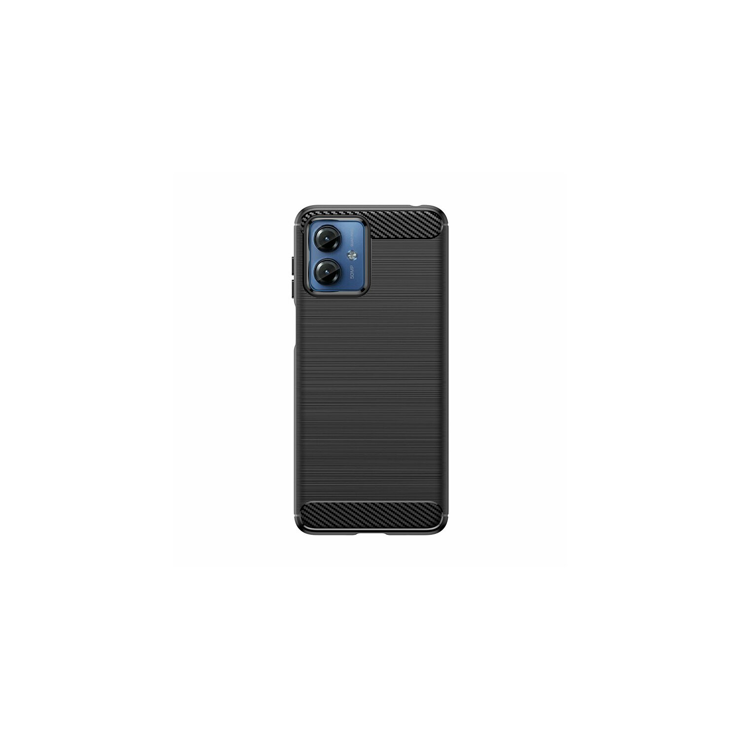 Motorola, Backcover, Edge Case Hülle, Schwarz Carbon 40 COFI Pro,