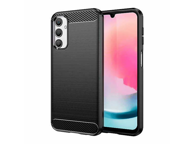 Samsung, COFI Carbon Galaxy Case Backcover, M34, Hülle, Schwarz