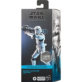 Figura  - Star Wars - The Black Series - Gaming Greats - Rocket Launcher Trooper STAR WARS, 4 Años+, Multicolor