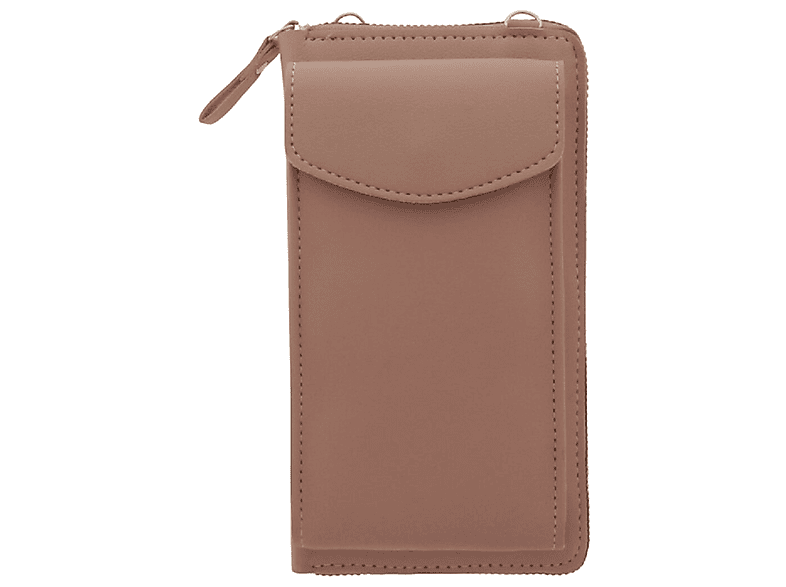COFI Handytasche mit eingebautem Portemonnaie, Backcover, Universal, Universal, Nude