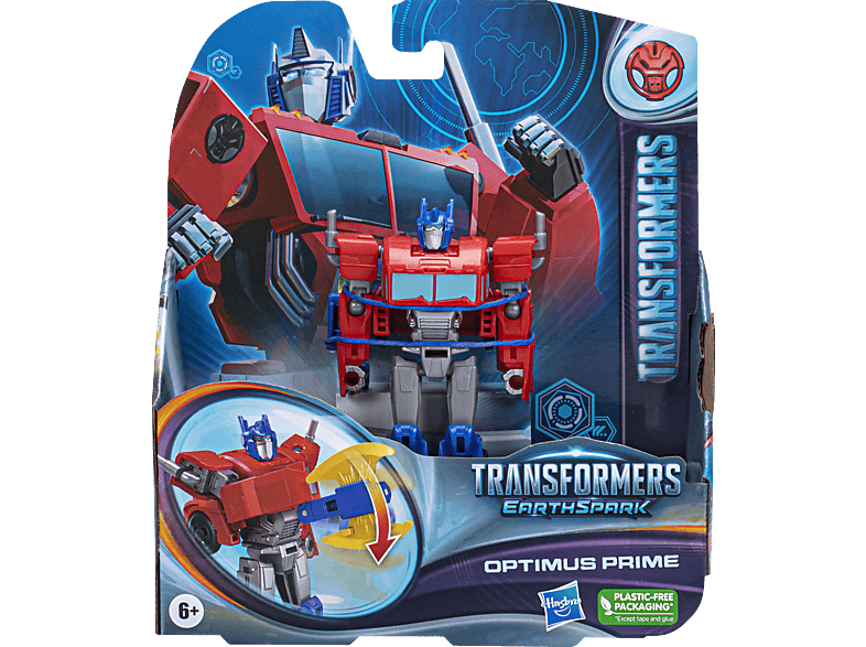 Figura Transformers EarthSpark Optimus Prime Clase Guerrero
