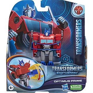 Figura  - Transformers - EarthSpark - Optimus Prime Clase Guerrero TRANSFORMERS, 6 Años+, Multicolor