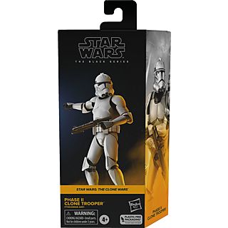 Figura  - Star Wars The Black Series - Soldado clon Fase II STAR WARS, 4 Años+, Multicolor