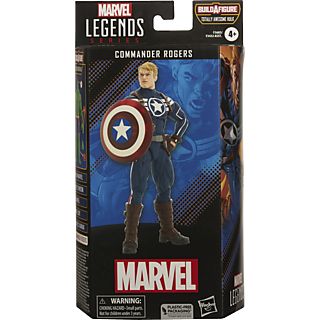 Figura  - Marvel Legends Series - Comandante Rogers - Cómics de Marvel MARVEL CLASSIC, 4 Años+, Multicolor