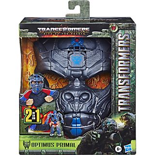 Figura  - Transformers: El Despertar de las Bestias Optimus Primal - Máscara 2 en 1 TRANSFORMERS, 6 Años+, Multicolor