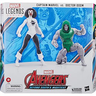 Figura  - Hasbro Marvel Legends Series - Capitana Marvel vs. Doctor Muerte MARVEL, 4 Años+, Multicolor