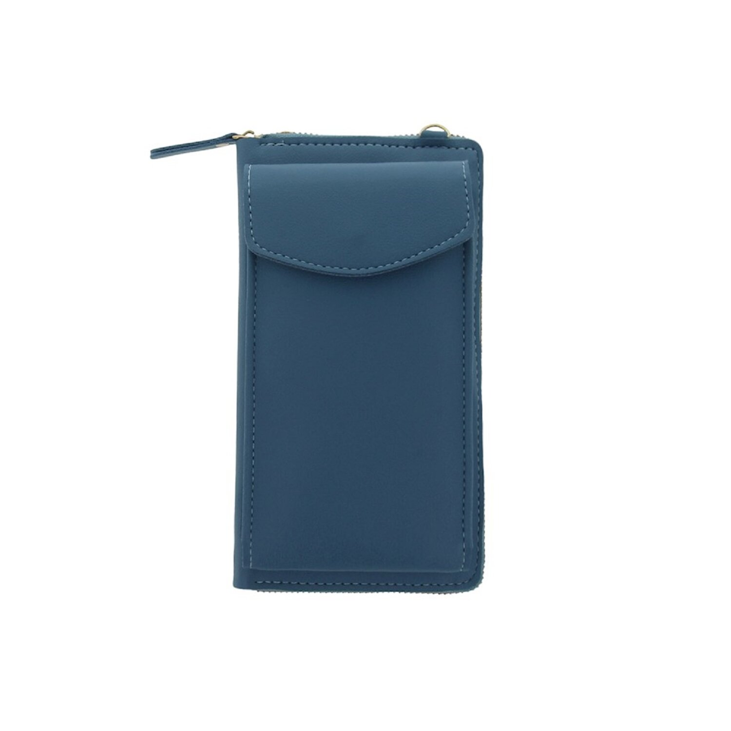 COFI Handytasche mit Portemonnaie, Backcover, Universal, Universal, eingebautem Blau