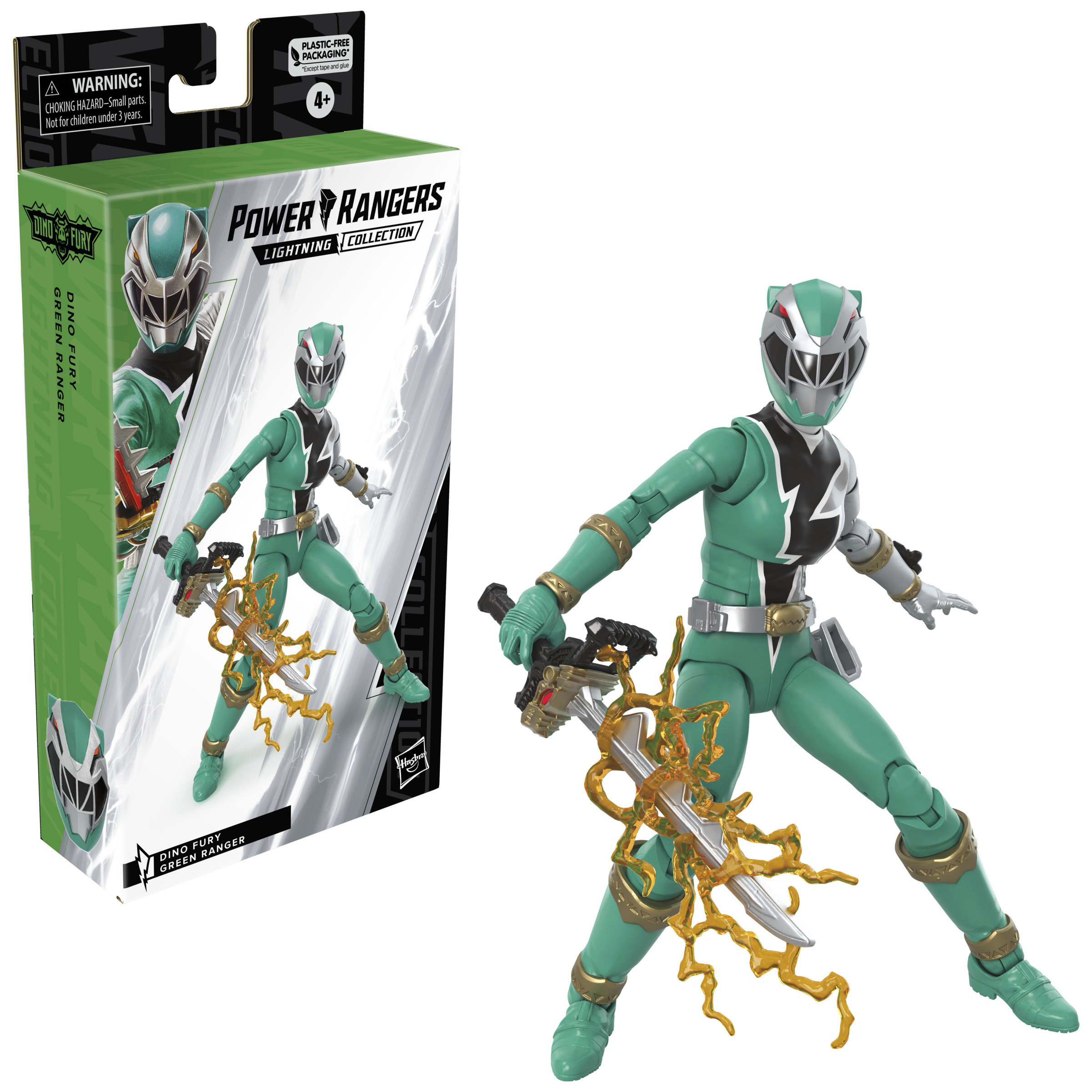 Power Rangers Lightning Collection Action Figure Dino Fury Green Ranger 15 Cm