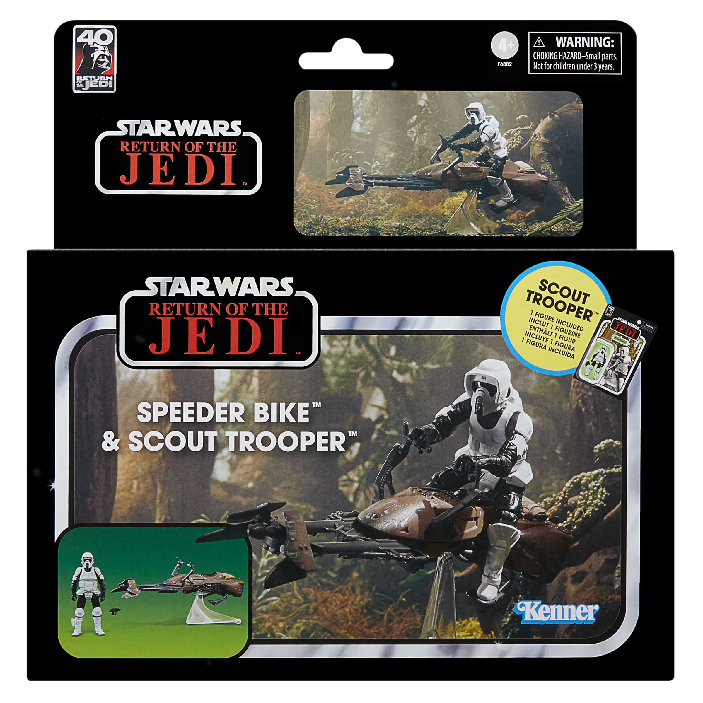 STAR WARS Return of the Jedi - Vintage Collection Speeder Bike Araç ve Aksiyon Figür Seti