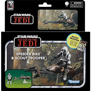 Figura  - Star Wars The Vintage Collection Speeder Bike STAR WARS, 4 Años+, Multicolor