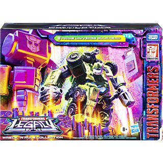 Figura  - Transformers Generations Legacy Wreck 'N Rule Collection - Prime Universe Bulkhead TRANSFORMERS, 8 Años+, Multicolor