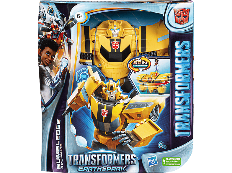 Figura FIGURAS TRANSFORMERS EARTHSPARK CAMBIADOR DE GIRO BUMBLEBEE