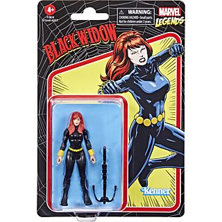 Figura  - MARVEL LEGENDS RETRO 3.75 BLK WIDOW MARVEL CLASSIC, 4 AÑOS+, Multicolor