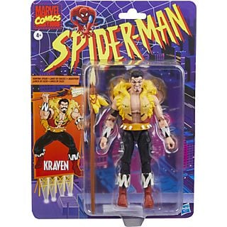 Figura  - Marvel Legends Series - Kraven el Cazador SPIDER-MAN, 4 Años+, Multicolor