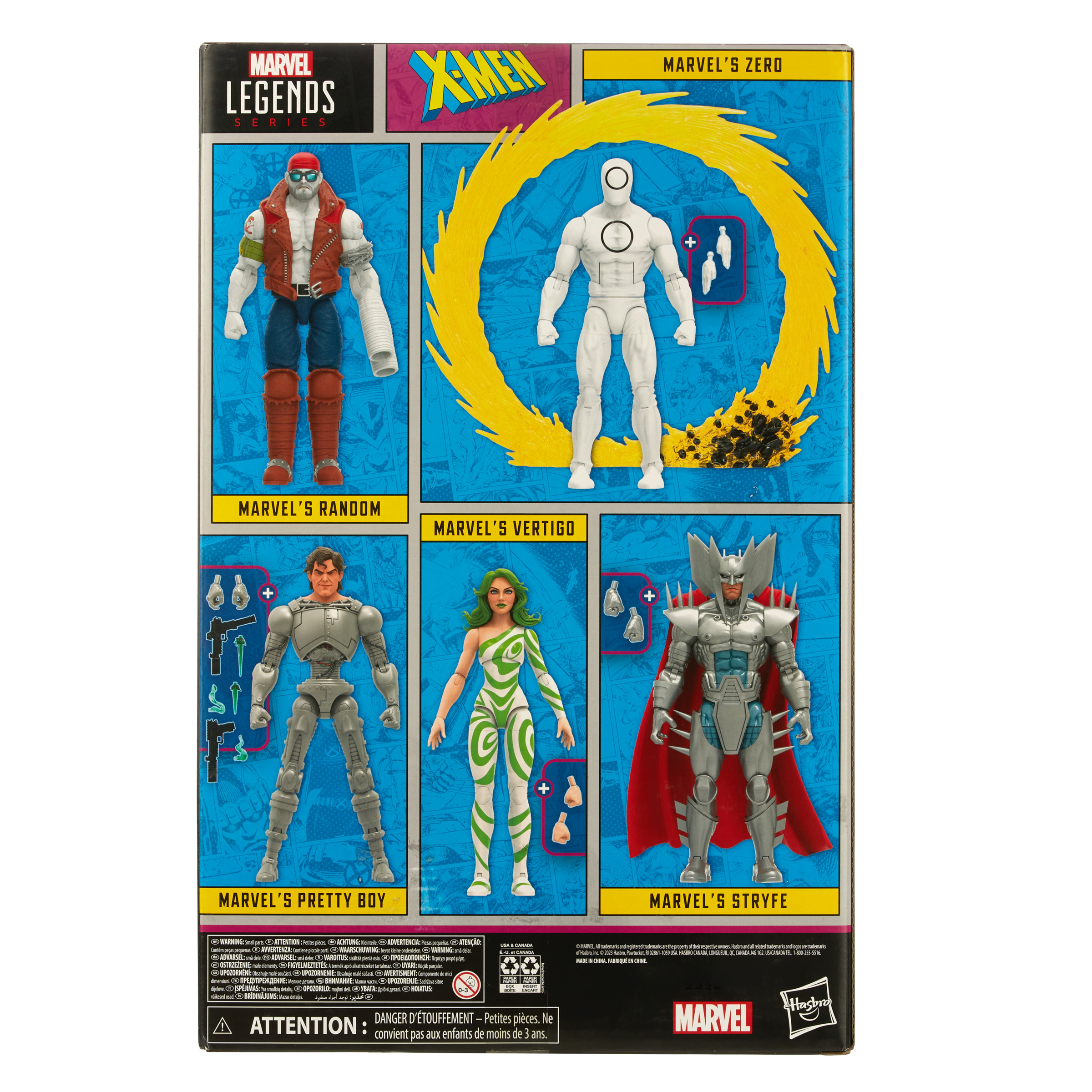 MARVEL CLASSIC Marvel Legends X-Men Villains 5'li Aksiyon Figür Seti ...