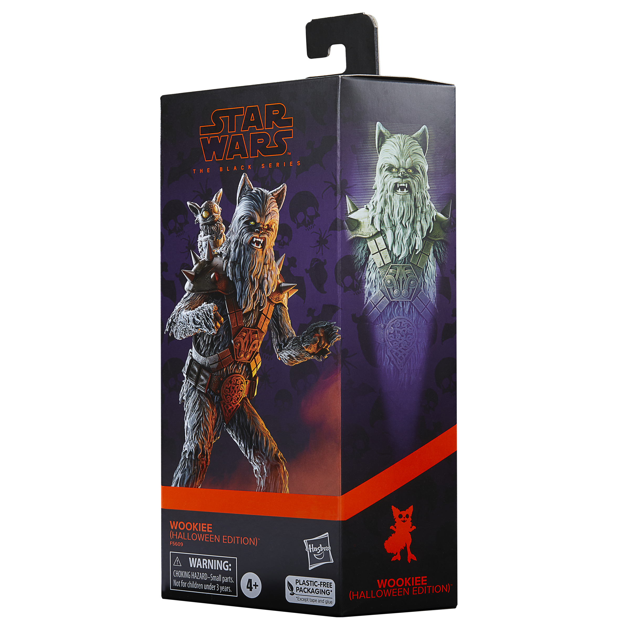 Caja de edición de Halloween de Star Wars Wookiee. Muestra una figura Wookiee.