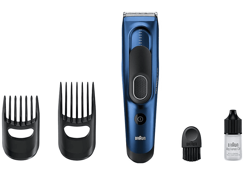 Cortapelos Hc 5030 BRAUN 2 peines 3 24 y 14 35 mm niveles Azul